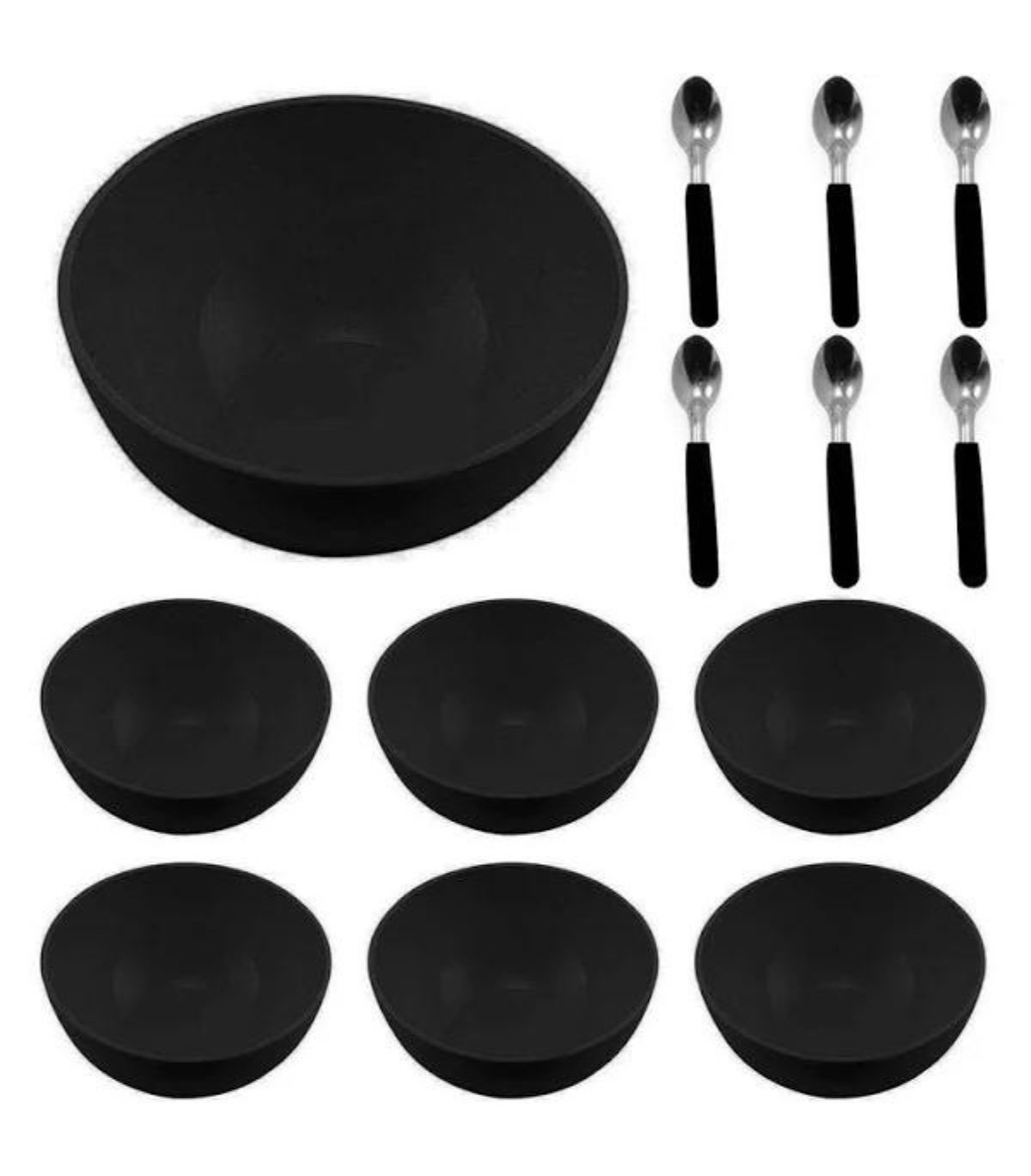 Set Bowl-Compoteras-Cucharas (varios colores)