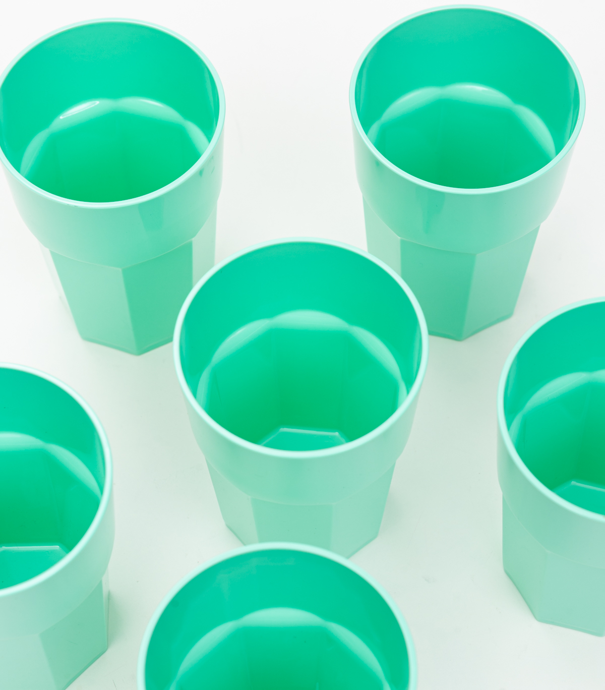 Juego 6 Vasos Bristol Verdes