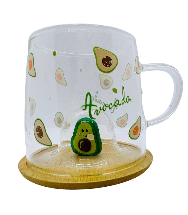 Taza Avocado Con Plato